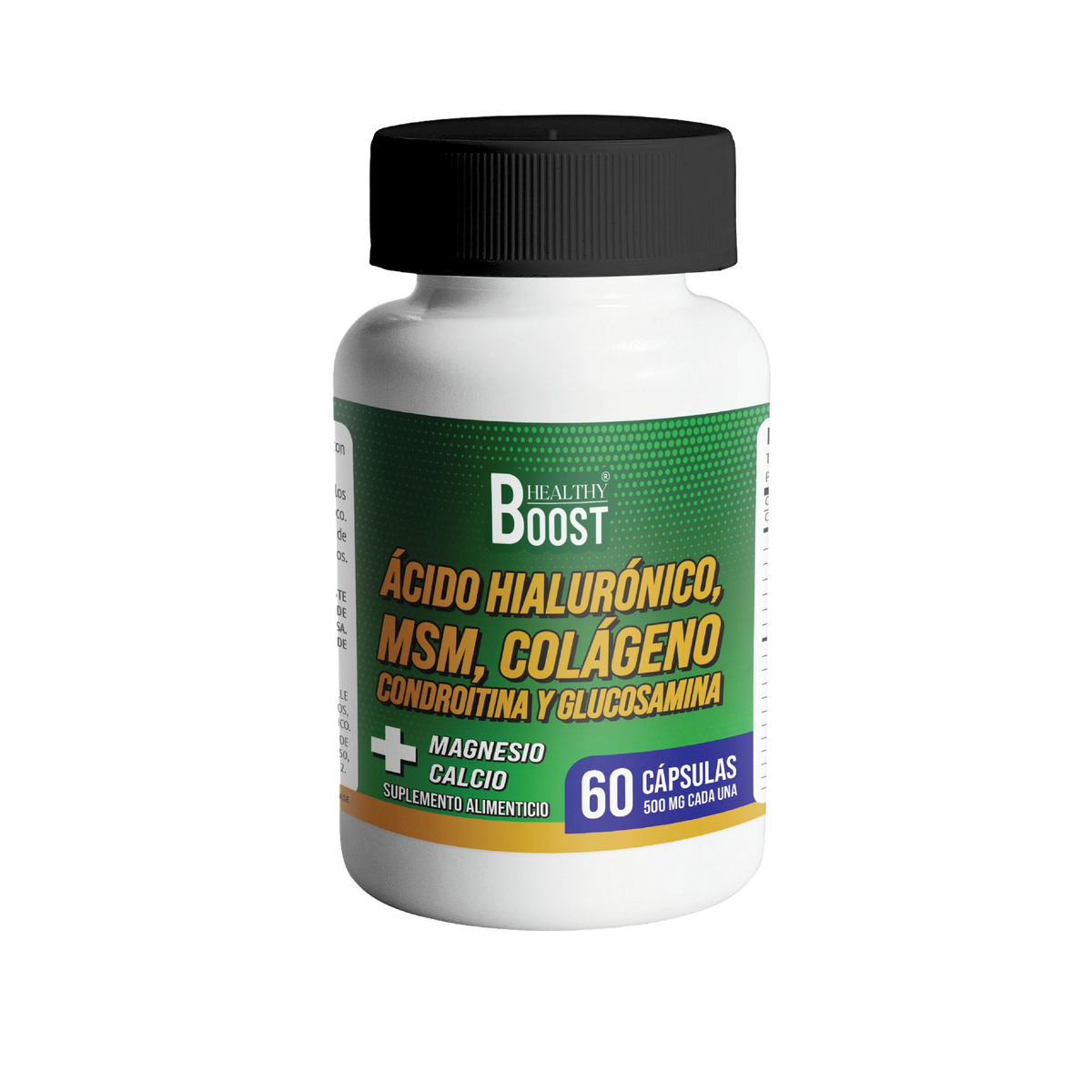 Glucosamina, MSM, Condroitina, Ácido Hialurónico y Colágeno