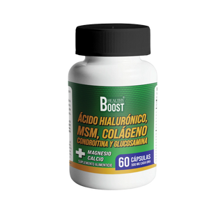 Glucosamina, MSM, Condroitina, Ácido Hialurónico y Colágeno