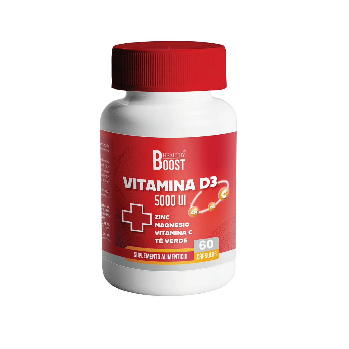 Vitamina D3 + Zinc + Magnesio + Vitamina C + Té verde
