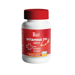 Vitamina D3 + Zinc + Magnesio + Vitamina C + Té verde