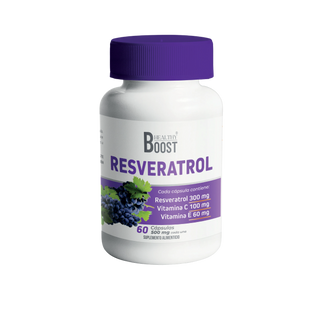 Resveratrol + Vitamina C y Vitamina E.